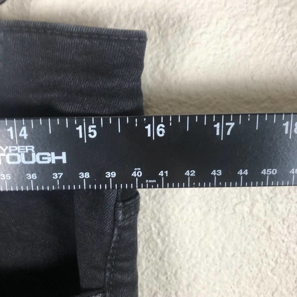 Zara Black Straight Leg Jeans with Floral Embroidery - Picture 8 of 15